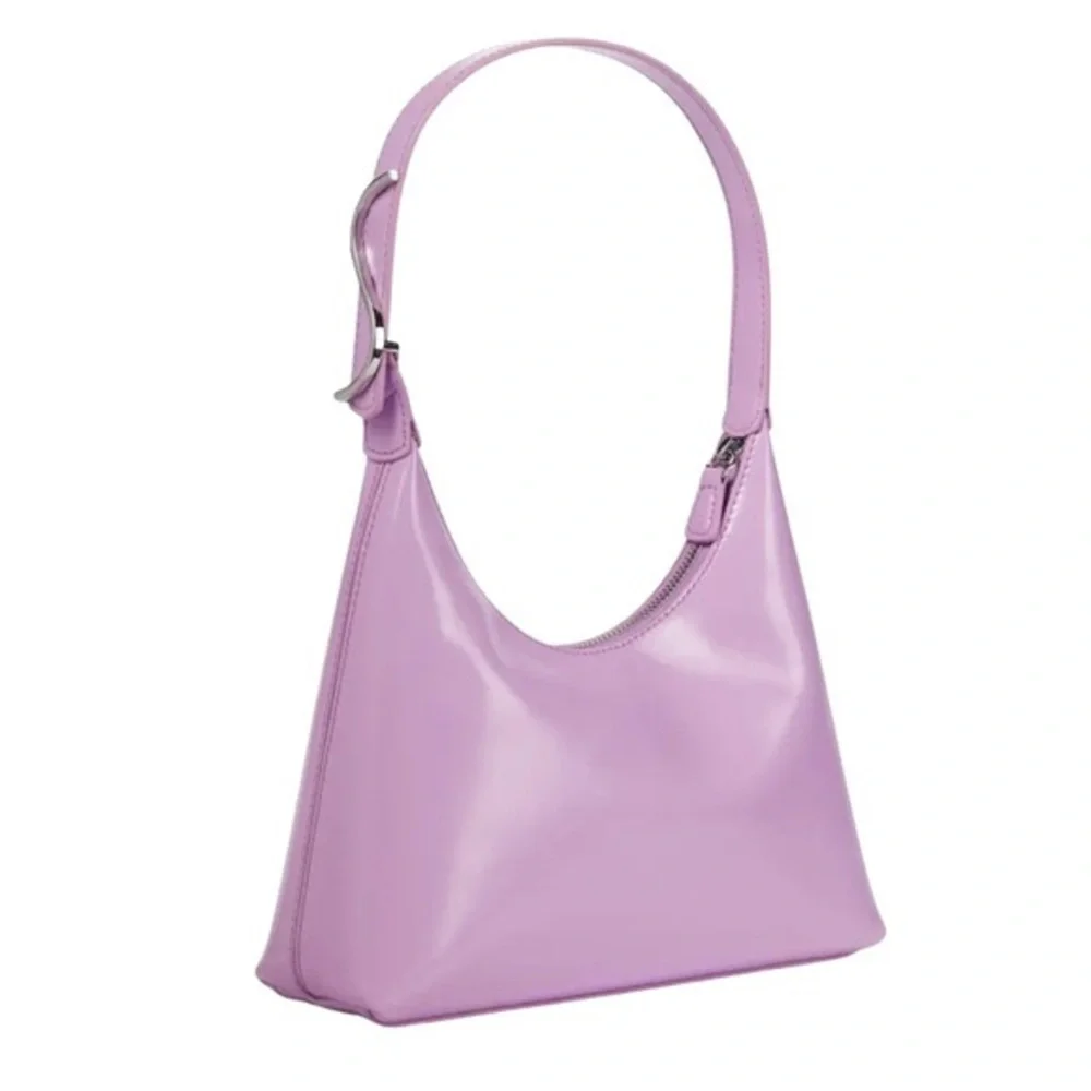 STAUD Scotty Leather Bag - Lavender